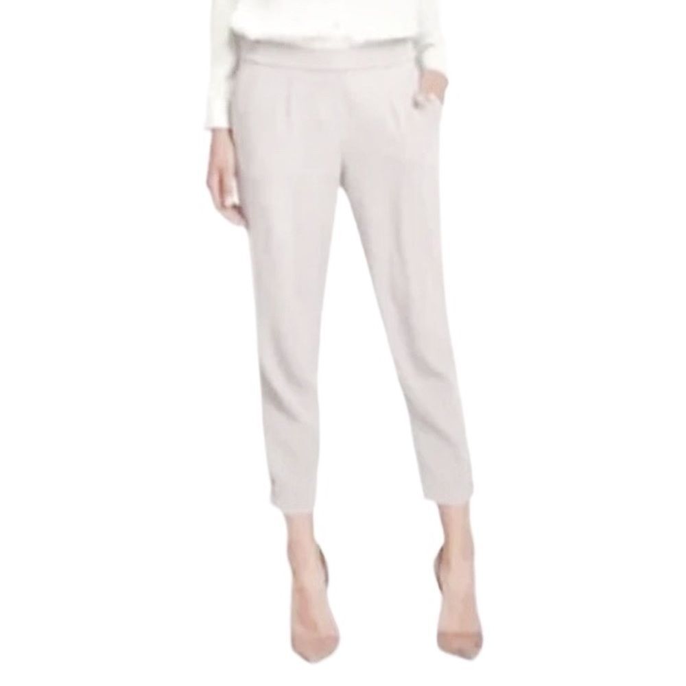 R Label | the Reset Japanese fabric crepe Modern joggers in Ivory size XS